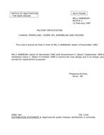 MIL MIL-C-46908 Notice 2 - Inactivation