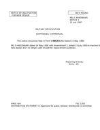 MIL MIL-C-46935B Notice 1 - Inactivation
