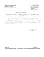 MIL MIL-C-48468B Notice 2 – Inactivation MIL MIL-C-48468B Notice 2 - Inactivation