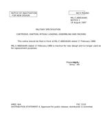 MIL MIL-C-48654 Notice 1 - Inactivation