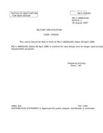 MIL MIL-C-48665 Notice 1 - Inactivation