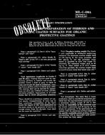 MIL MIL-C-490A Amendment 1 MIL MIL-C-490A Amendment 1