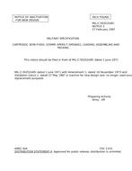 MIL MIL-C-50252 Notice 2 - Inactivation