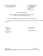 MIL MIL-C-52127C Notice 1 – Inactivation MIL MIL-C-52127C Notice 1 - Inactivation