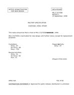 MIL MIL-C-52705B Notice 1 - Inactivation