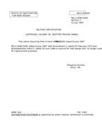 MIL MIL-C-60813 Notice 2 - Inactivation