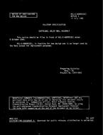 MIL MIL-C-60899 Notice 1 - Inactivation