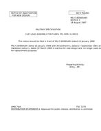 MIL MIL-C-60940 Notice 2 - Inactivation