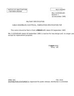 MIL MIL-C-63550E Notice 1 – Inactivation MIL MIL-C-63550E Notice 1 - Inactivation