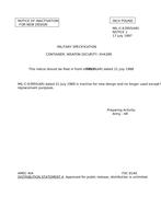 MIL MIL-C-63955 Notice 1 - Inactivation