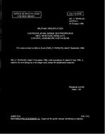 MIL MIL-C-70549 Notice 1 – Inactivation MIL MIL-C-70549 Notice 1 - Inactivation