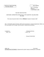 MIL MIL-C-70734 Notice 1 - Inactivation