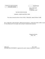 MIL MIL-C-70822 Notice 1 - Inactivation