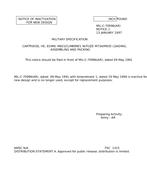 MIL MIL-C-70996 Notice 1 – Inactivation MIL MIL-C-70996 Notice 1 - Inactivation