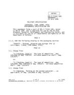 MIL MIL-C-71164 Amendment 1