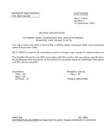 MIL MIL-C-7905G Notice 1 - Inactivation