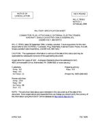 MIL MIL-C-7974/3 Notice 1 – Cancellation MIL MIL-C-7974/3 Notice 1 - Cancellation