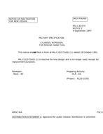 MIL MIL-C-81575 Notice 2 - Inactivation 1