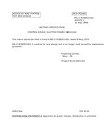 MIL MIL-C-81883/1 Notice 1 - Inactivation