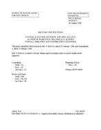 MIL MIL-C-85614A Notice 1 - Inactivation