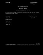 MIL MIL-D-43362B Notice 1 – Validation MIL MIL-D-43362B Notice 1 - Validation