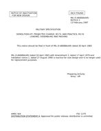 MIL MIL-D-46688A Notice 2 – Inactivation MIL MIL-D-46688A Notice 2 - Inactivation