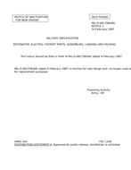 MIL MIL-D-48175B Notice 1 - Inactivation