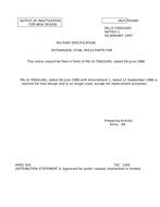 MIL MIL-D-70602 Notice 1 - Inactivation