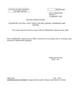MIL MIL-D-70826A Notice 1 - Inactivation 1