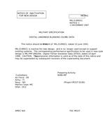 MIL MIL-D-89021 Notice 1 - Inactivation 1