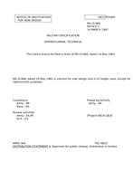 MIL MIL-D-98A Notice 1 - Inactivation