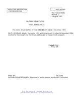MIL MIL-P-13232B Notice 1 - Inactivation
