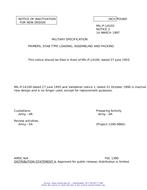 MIL MIL-P-14100 Notice 2 - Inactivation