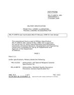 MIL MIL-P-14997A Amendment 1 MIL MIL-P-14997A Amendment 1