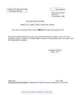MIL MIL-P-45117E Notice 2 - Inactivation