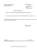 MIL MIL-P-45455E Notice 1 - Inactivation
