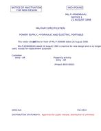 MIL MIL-P-45969B Notice 1 - Inactivation