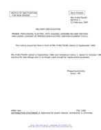 MIL MIL-P-46279 Notice 2 - Inactivation