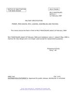 MIL MIL-P-46425A Notice 2 - Inactivation