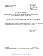 MIL MIL-P-46428 Notice 1 – Inactivation MIL MIL-P-46428 Notice 1 - Inactivation