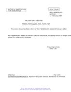 MIL MIL-P-46465A Notice 1 - Inactivation