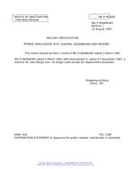 MIL MIL-P-46499 Notice 1 - Inactivation