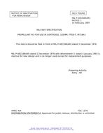 MIL MIL-P-48154B Notice 1 – Inactivation MIL MIL-P-48154B Notice 1 - Inactivation