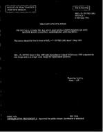 MIL MIL-P-50578D Notice 1 – Inactivation MIL MIL-P-50578D Notice 1 - Inactivation