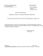 MIL MIL-P-63138 Notice 3 - Inactivation