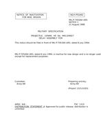 MIL MIL-P-70526A Notice 1 - Inactivation