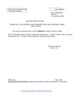 MIL MIL-P-70794 Notice 1 - Inactivation