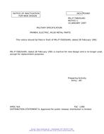 MIL MIL-P-70820 Notice 1 - Inactivation