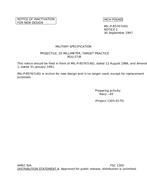 MIL MIL-P-85767 Notice 1 - Inactivation