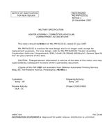 MIL MIL-PRF-62315C Notice 1 – Inactivation MIL MIL-PRF-62315C Notice 1 - Inactivation